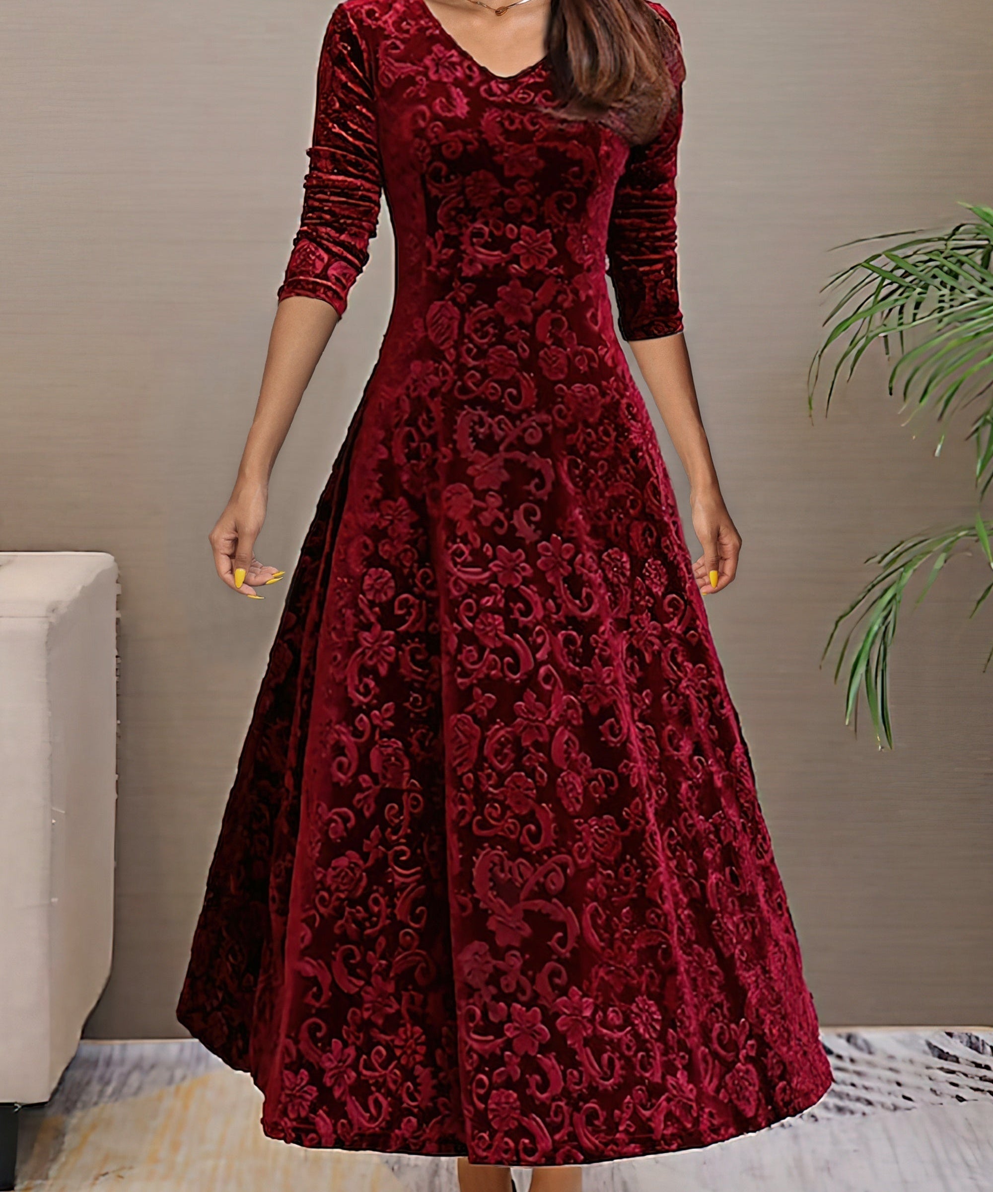 Denise | Samet Elegants Kleit