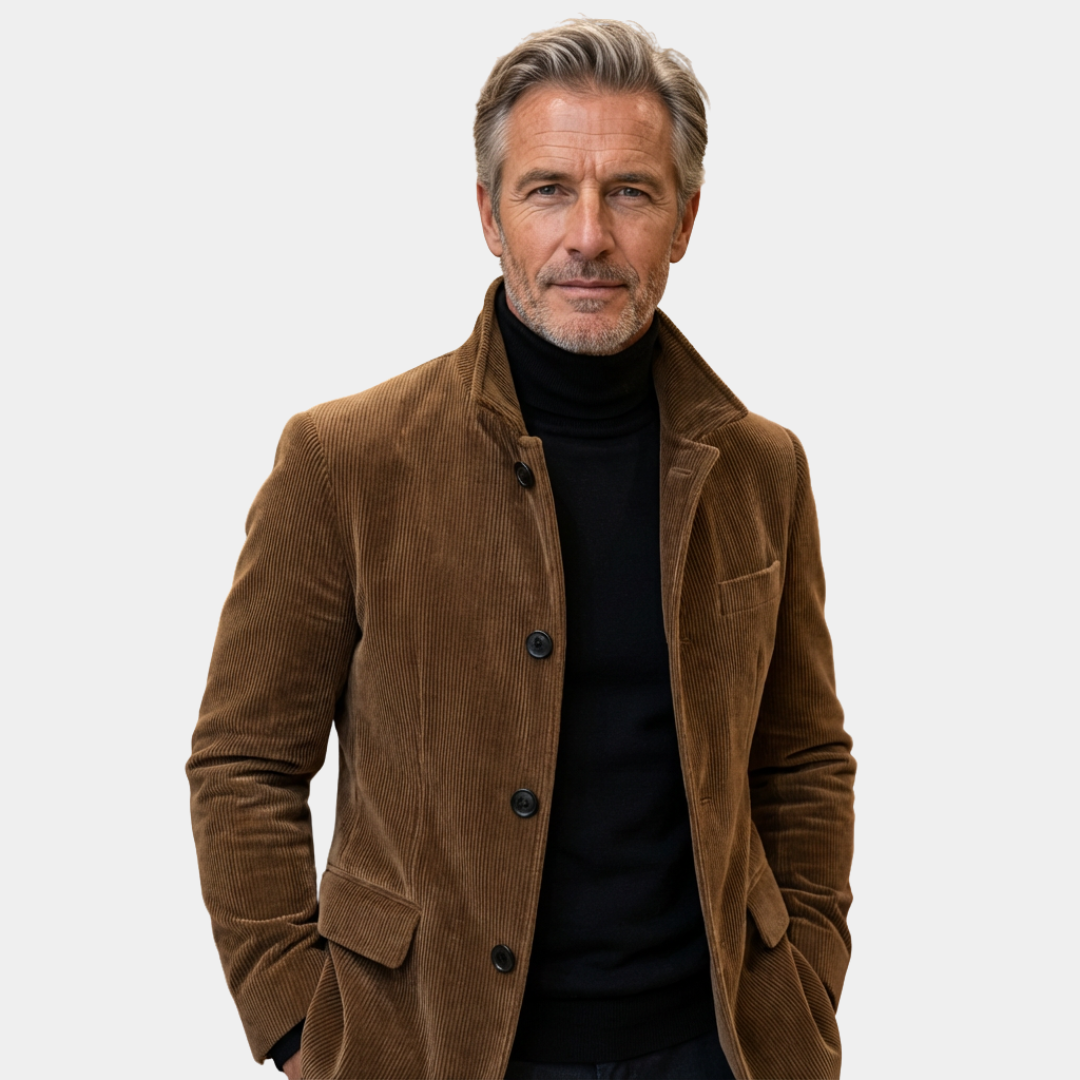 HENRIK™ | Elegantne meessoeng jakki vintage nüansiga