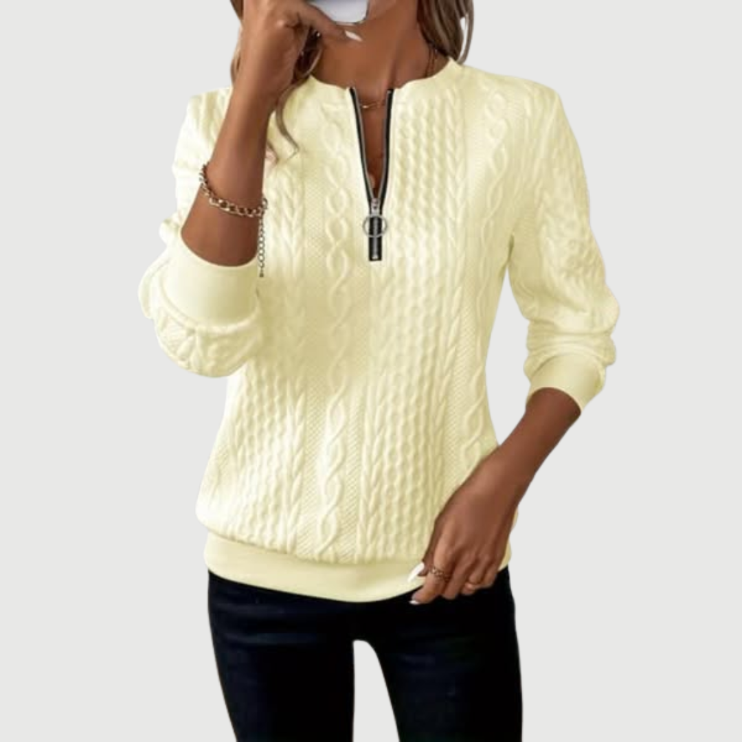Nora™ | Zipperiga pullover