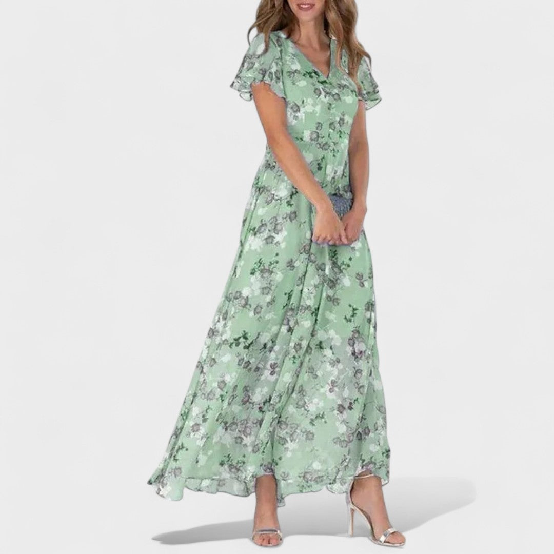 Mila - Luksuslik pikk kleit elegantse lõikega