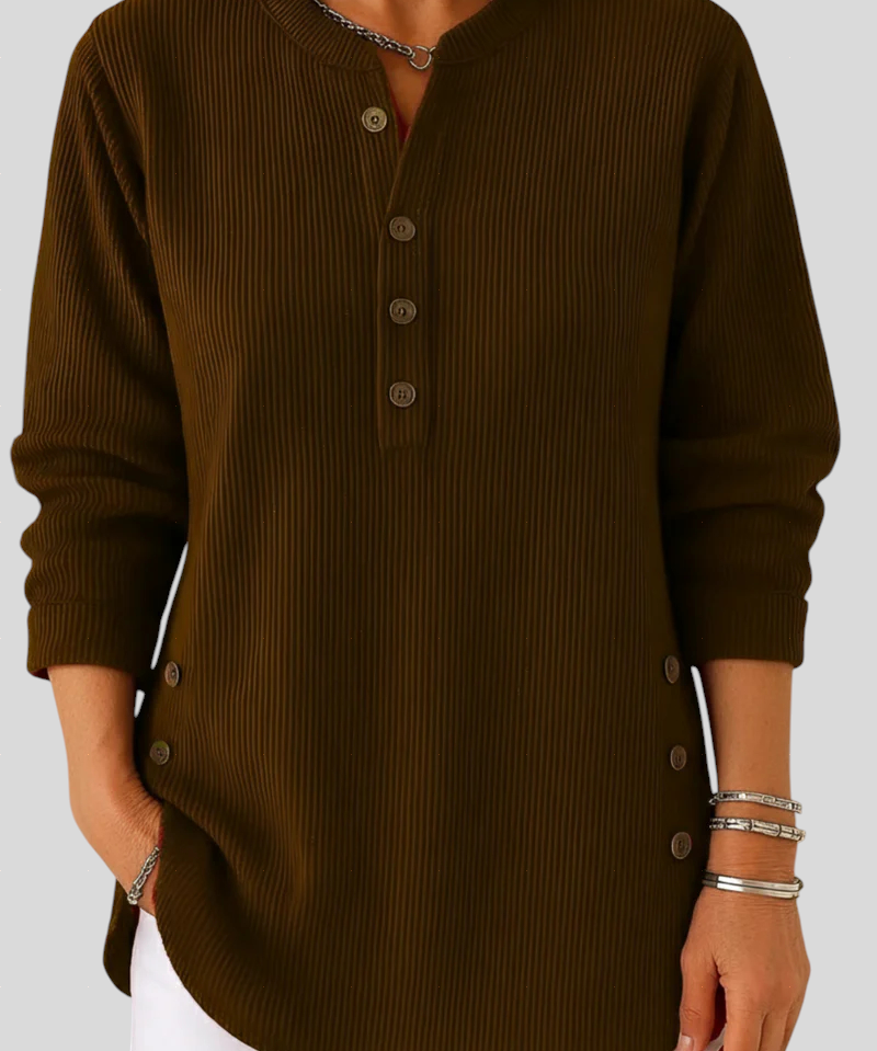 Élis – Kootud Särk Pikkade Varrukatega