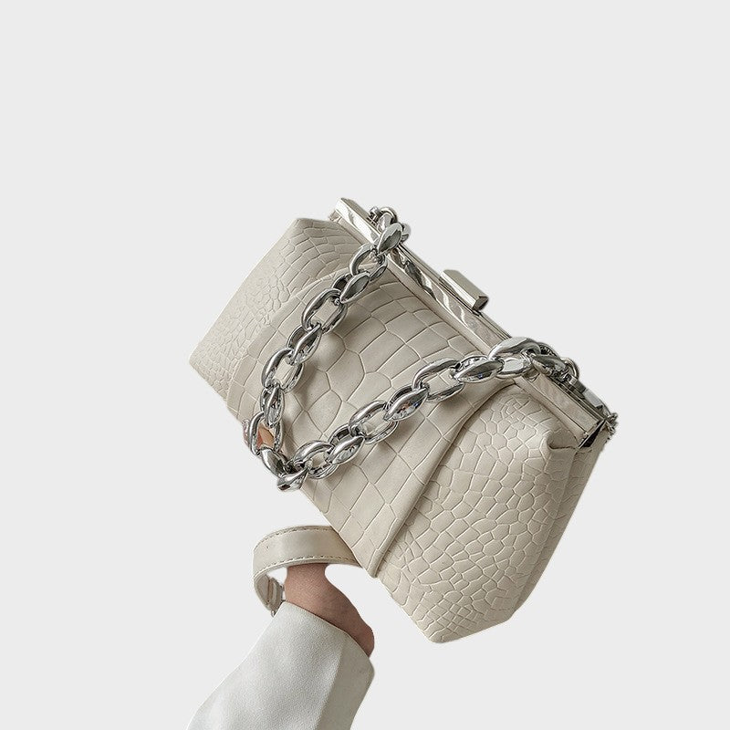 Jasna - Nahkefektiga Kott