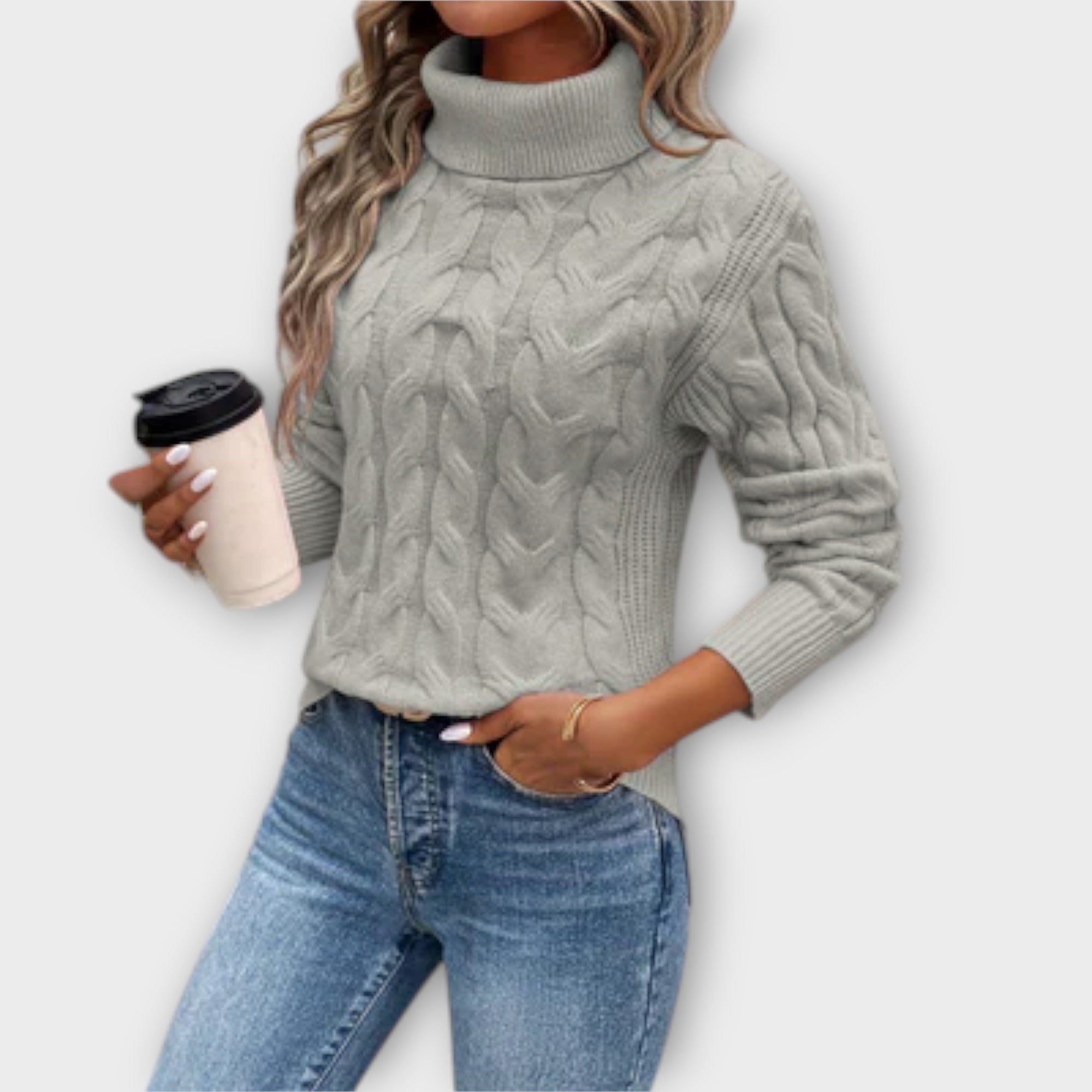 Amelia – Elegantsed kõrge kaelusega kudum 