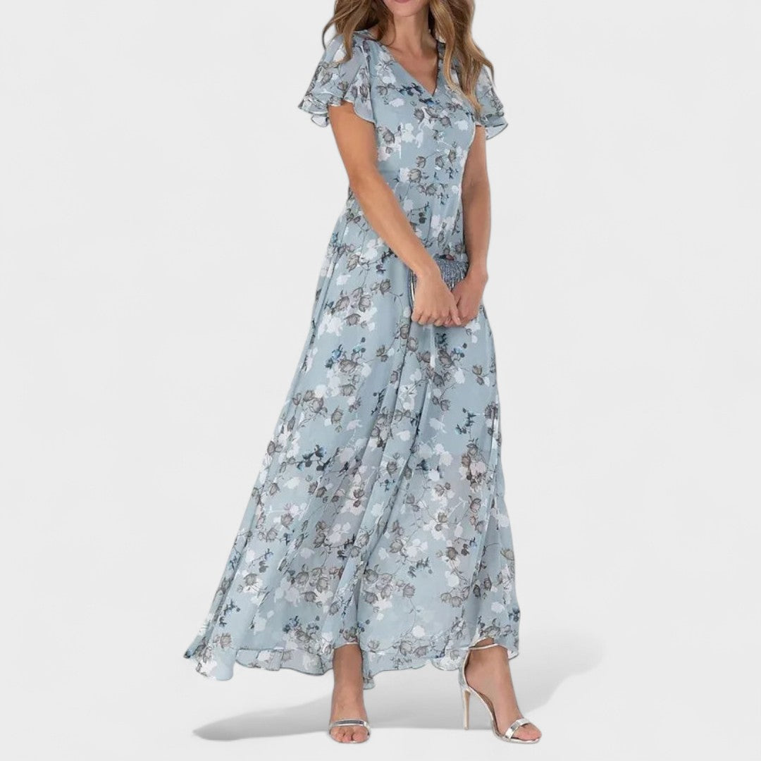 Mila - Elegantne pikk kleit luksuslikus stiilis