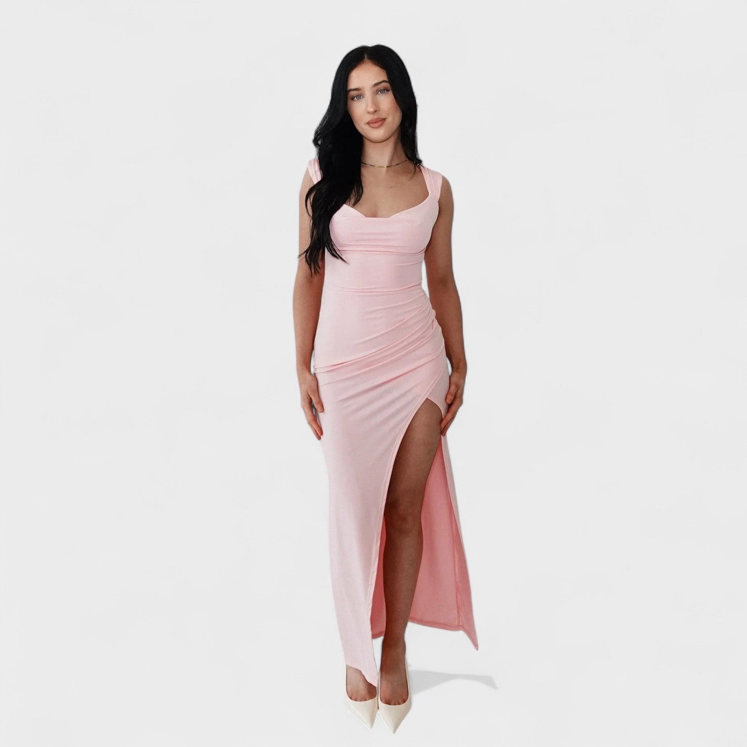 Constança - Elegantne pikk kleit avatud seljaga