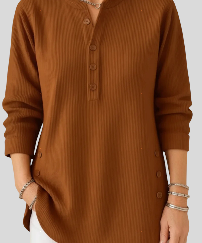 Élis – Kootud Särk Pikkade Varrukatega