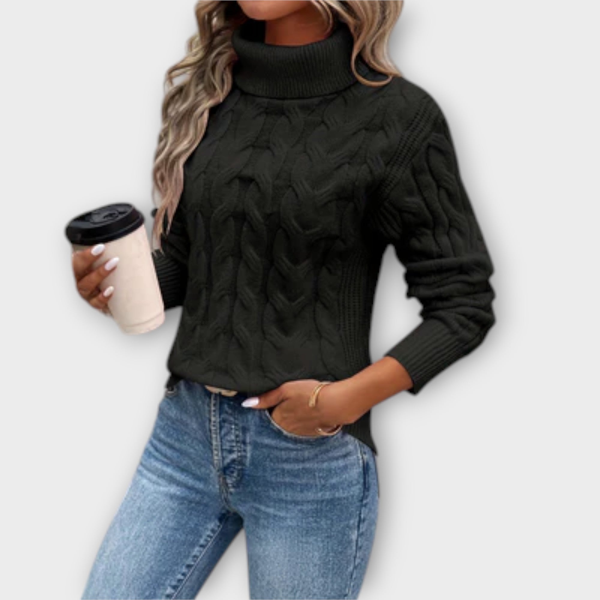 Amelia – Elegantsed kõrge kaelusega kudum 