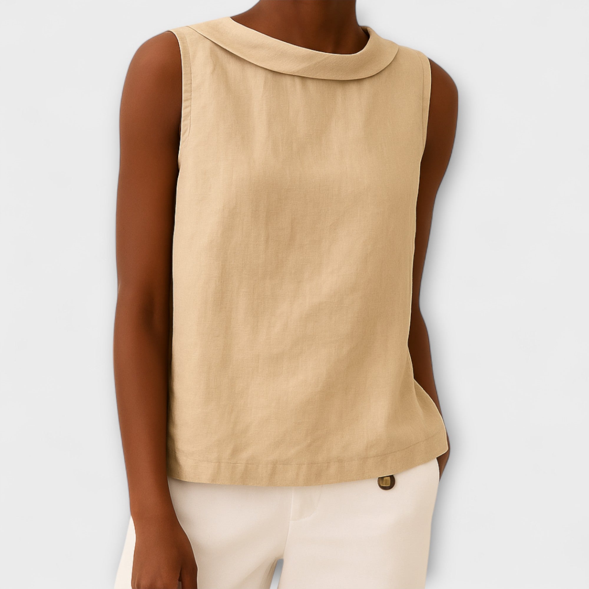 Brianna - Elegantne ilma varrukateta top