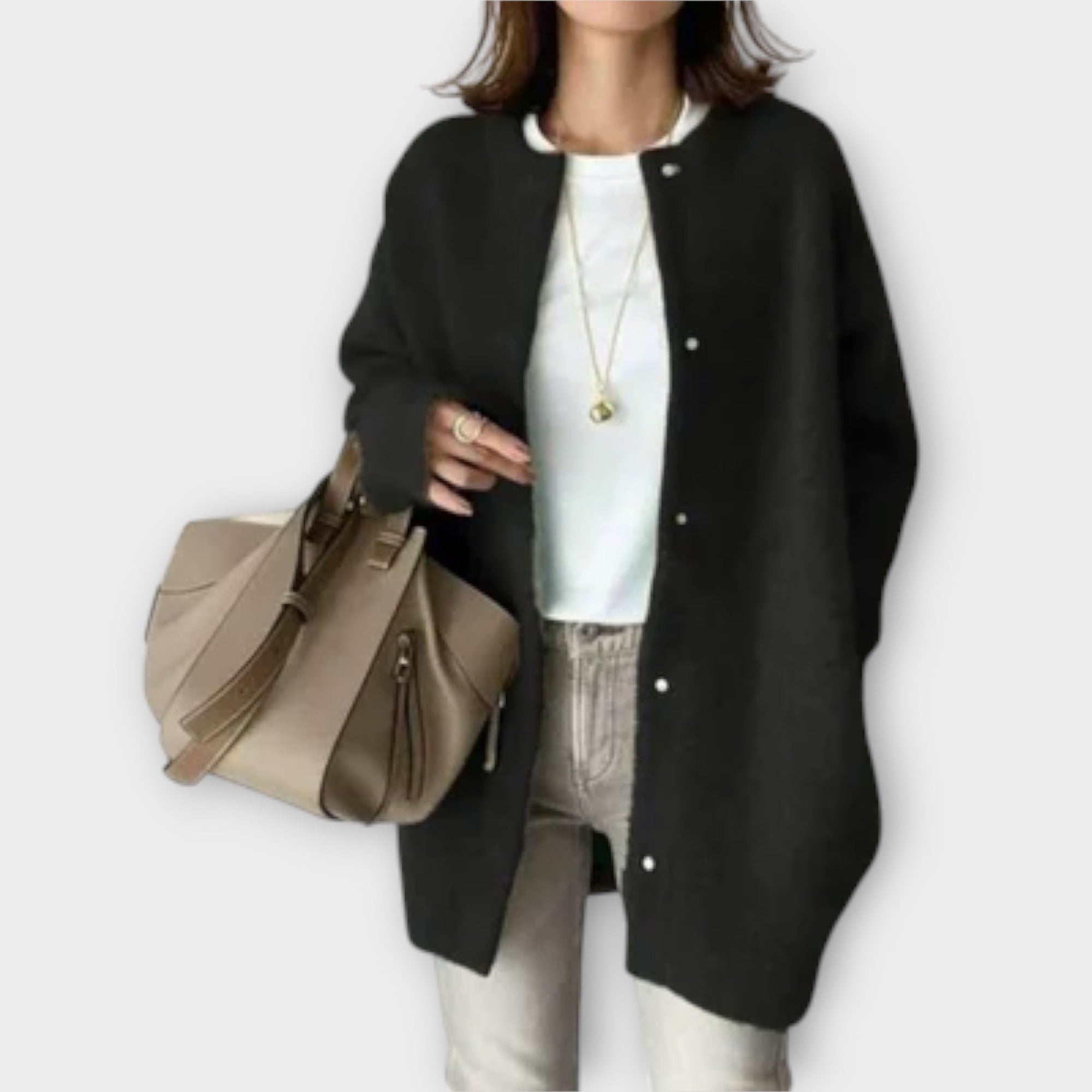 Aurora - Elegantne Kootud Jakk 