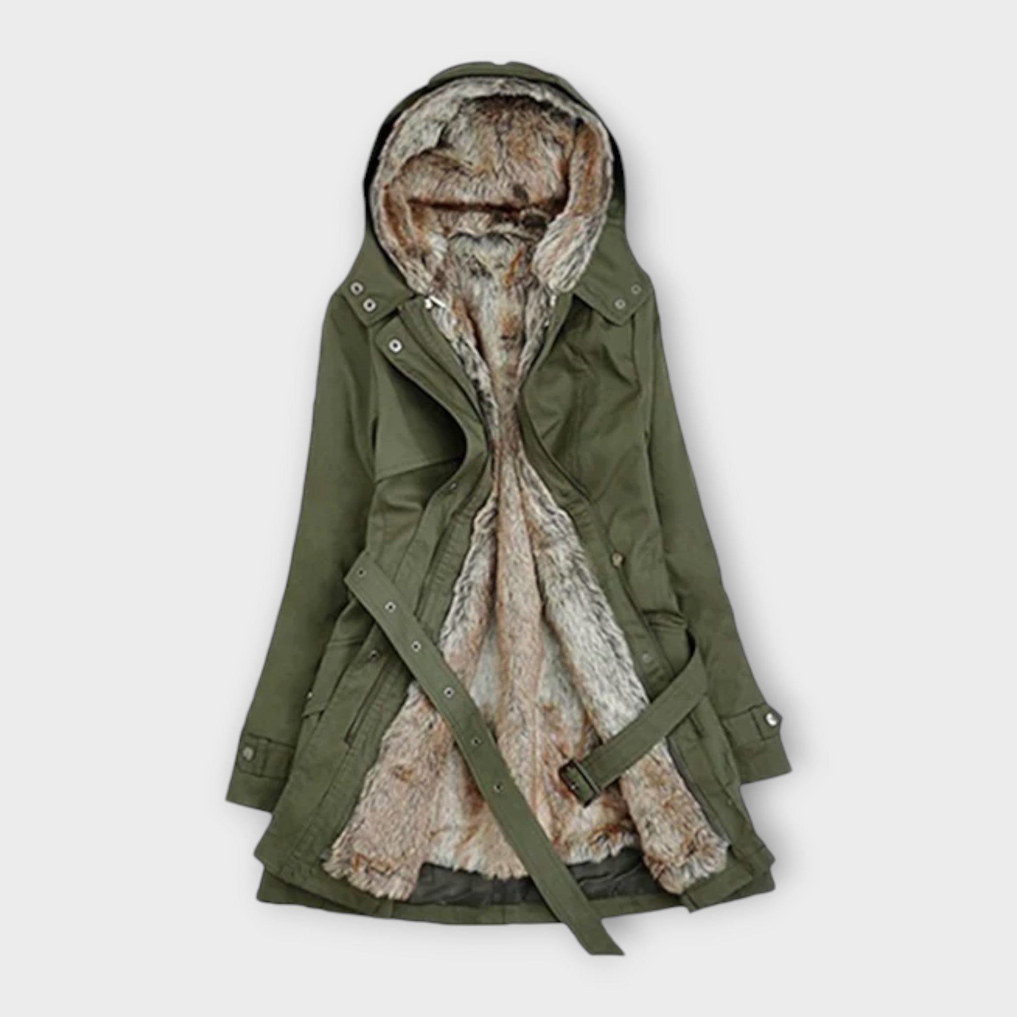 Mikash - Pehme karvane voodriga mantel