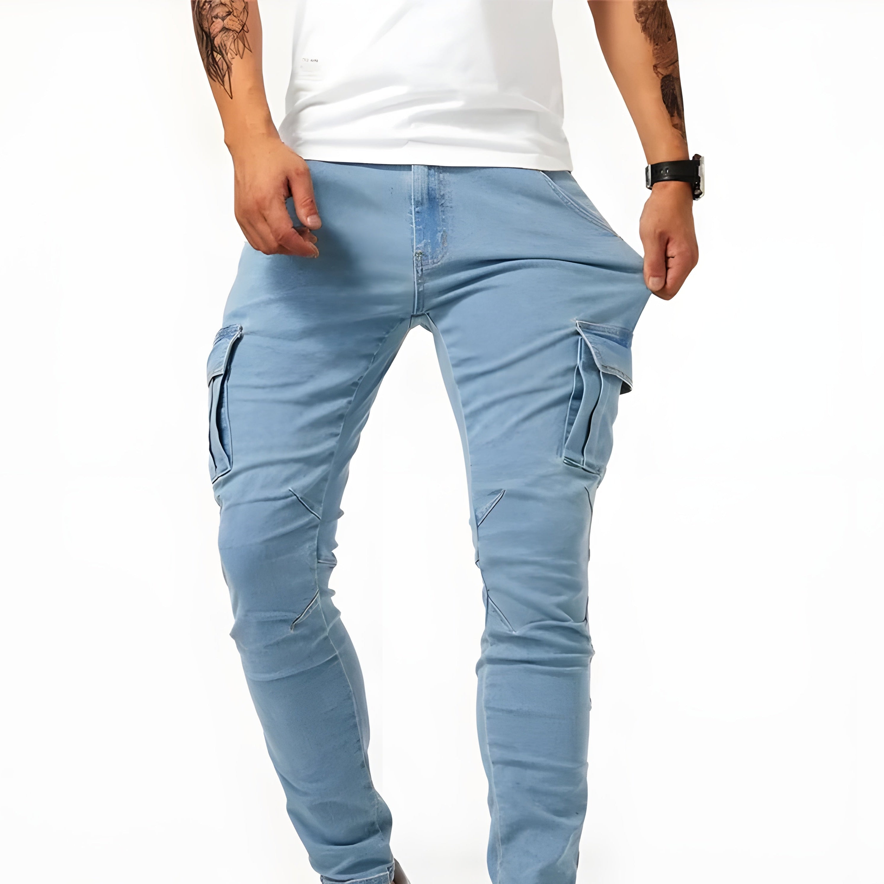 Brixter | Kitsad teksad 6 taskuga