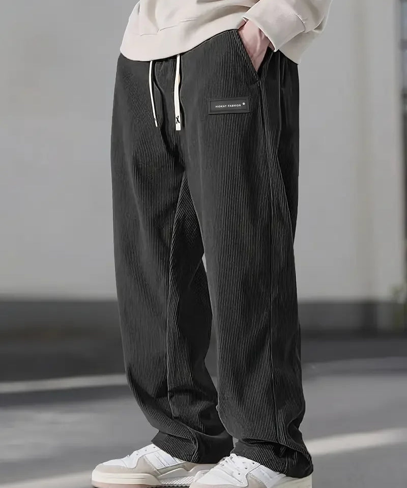 Meeste korduvärvilised püksid – mugav lõige elastse vööga