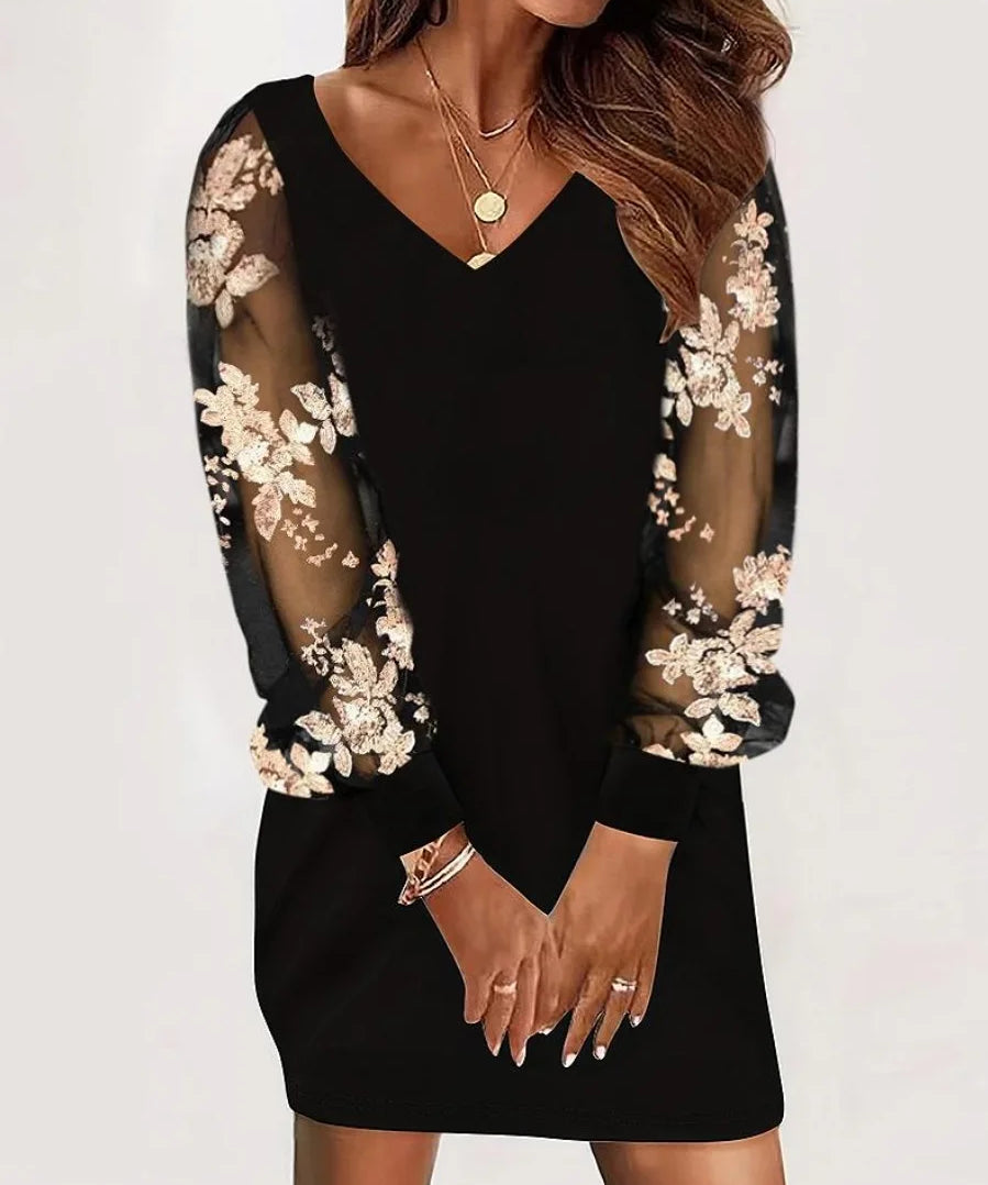 Marilyn – Elegantne kleit pitskäistega 