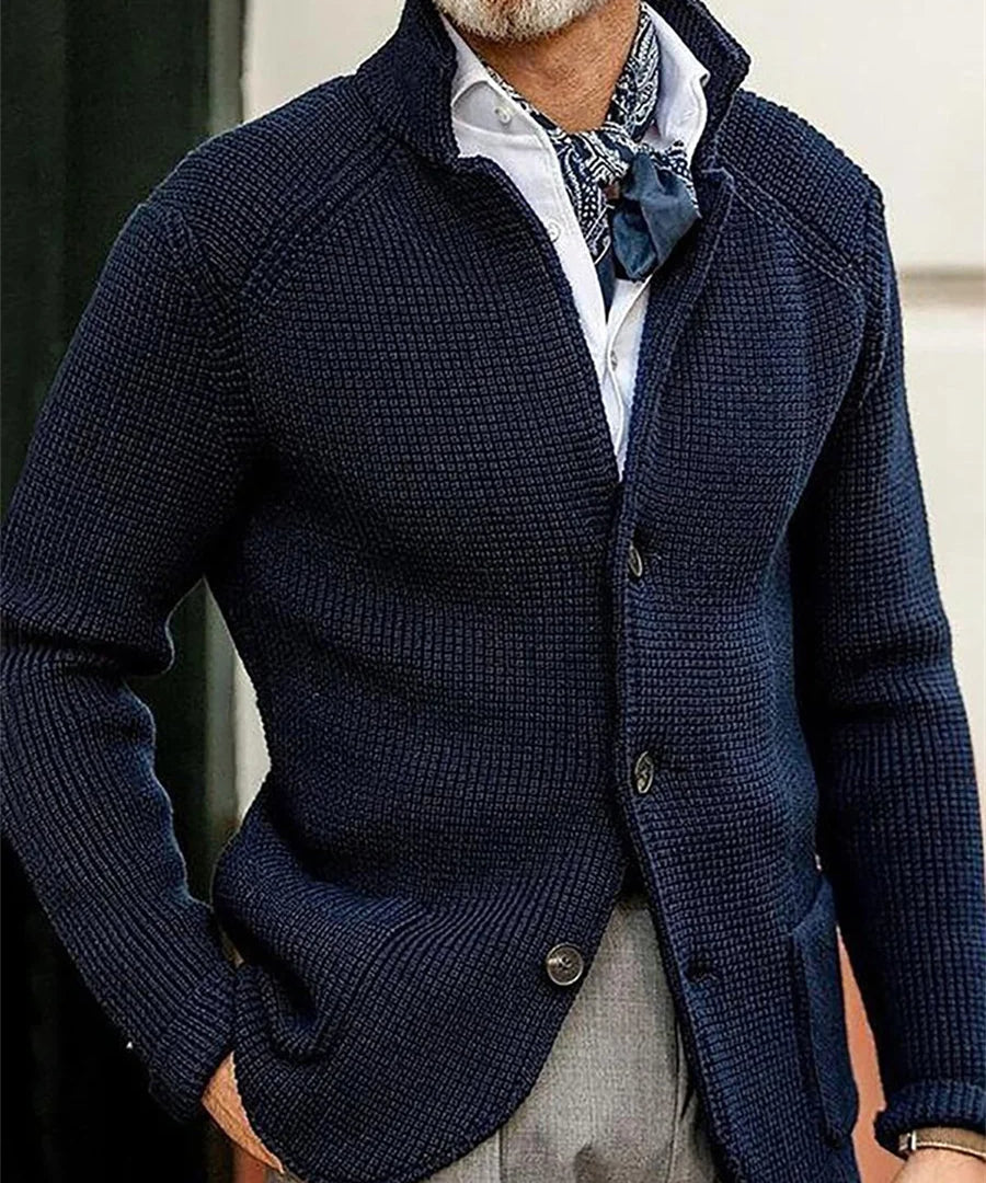 Johann | Kootud jakk kõrge kraega