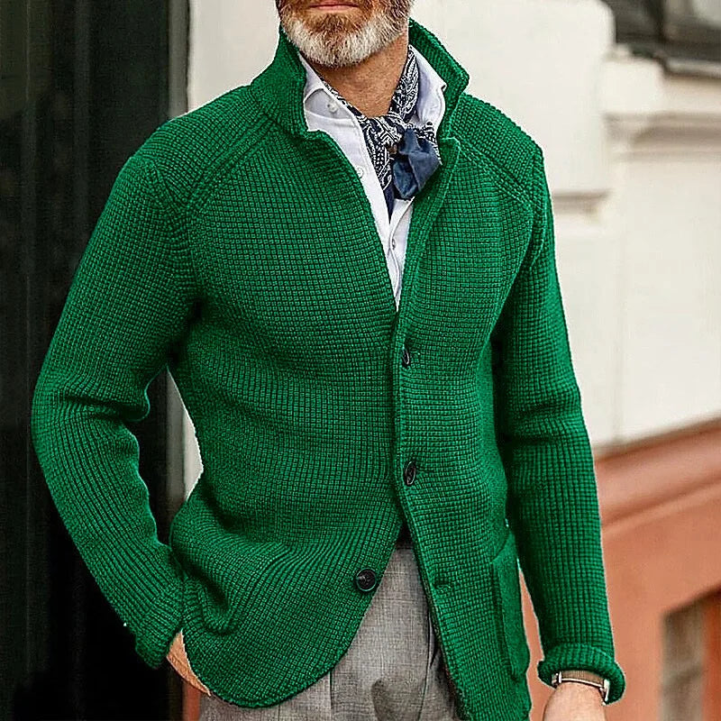 Johann | Kootud jakk kõrge kraega