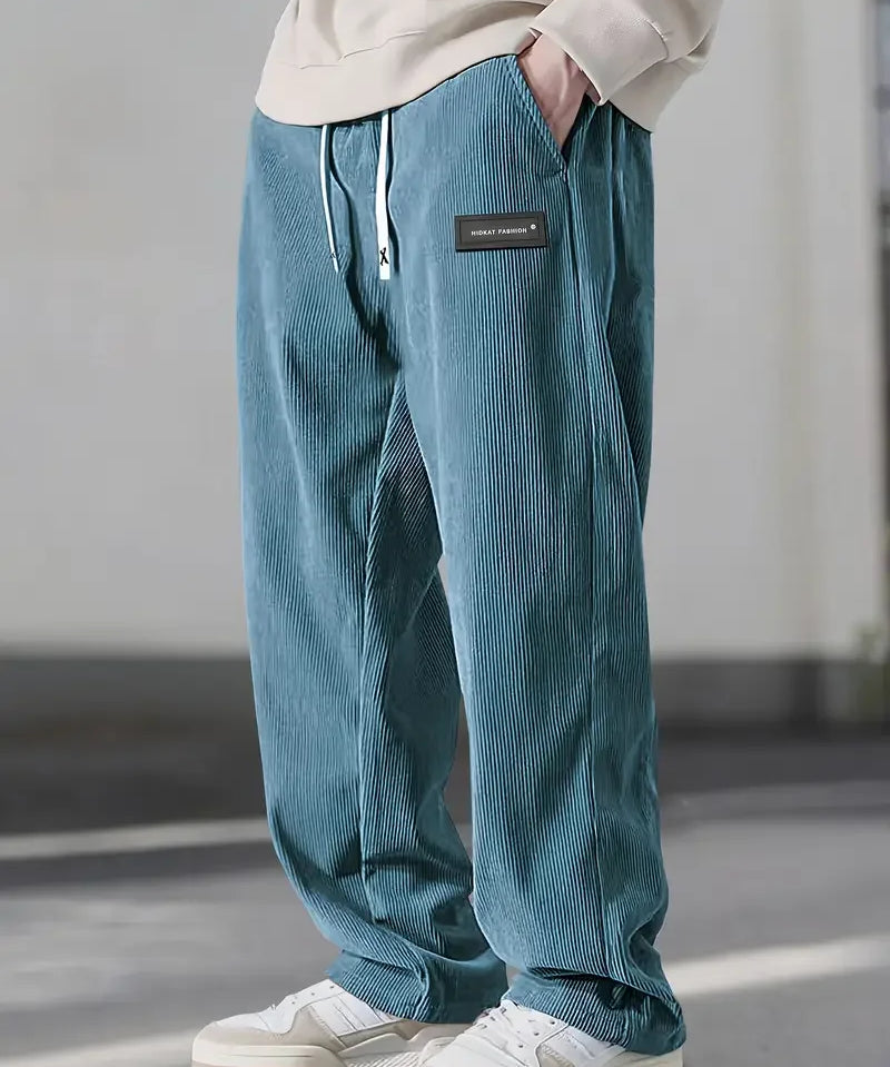 Meeste korduvärvilised püksid – mugav lõige elastse vööga