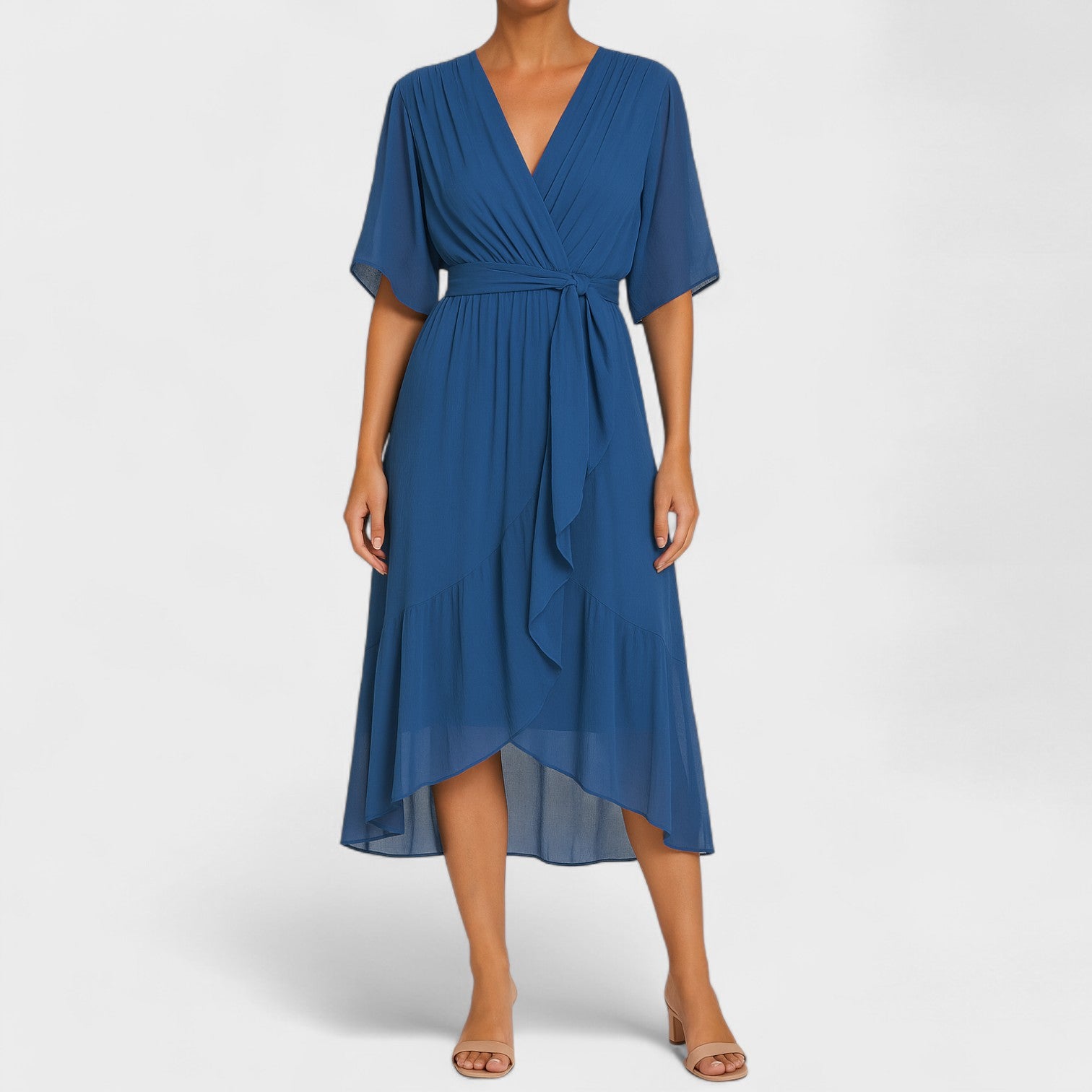 Talia - Elegantne kleit reguleeritava vööga