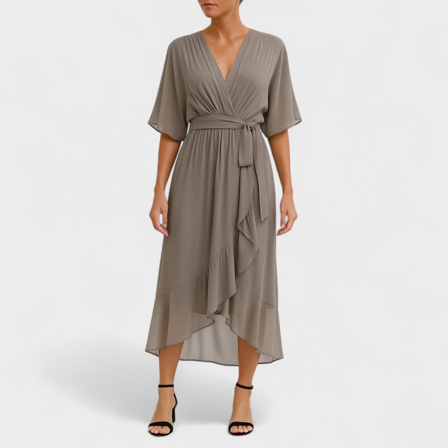 Talia - Elegantne kleit reguleeritava vööga