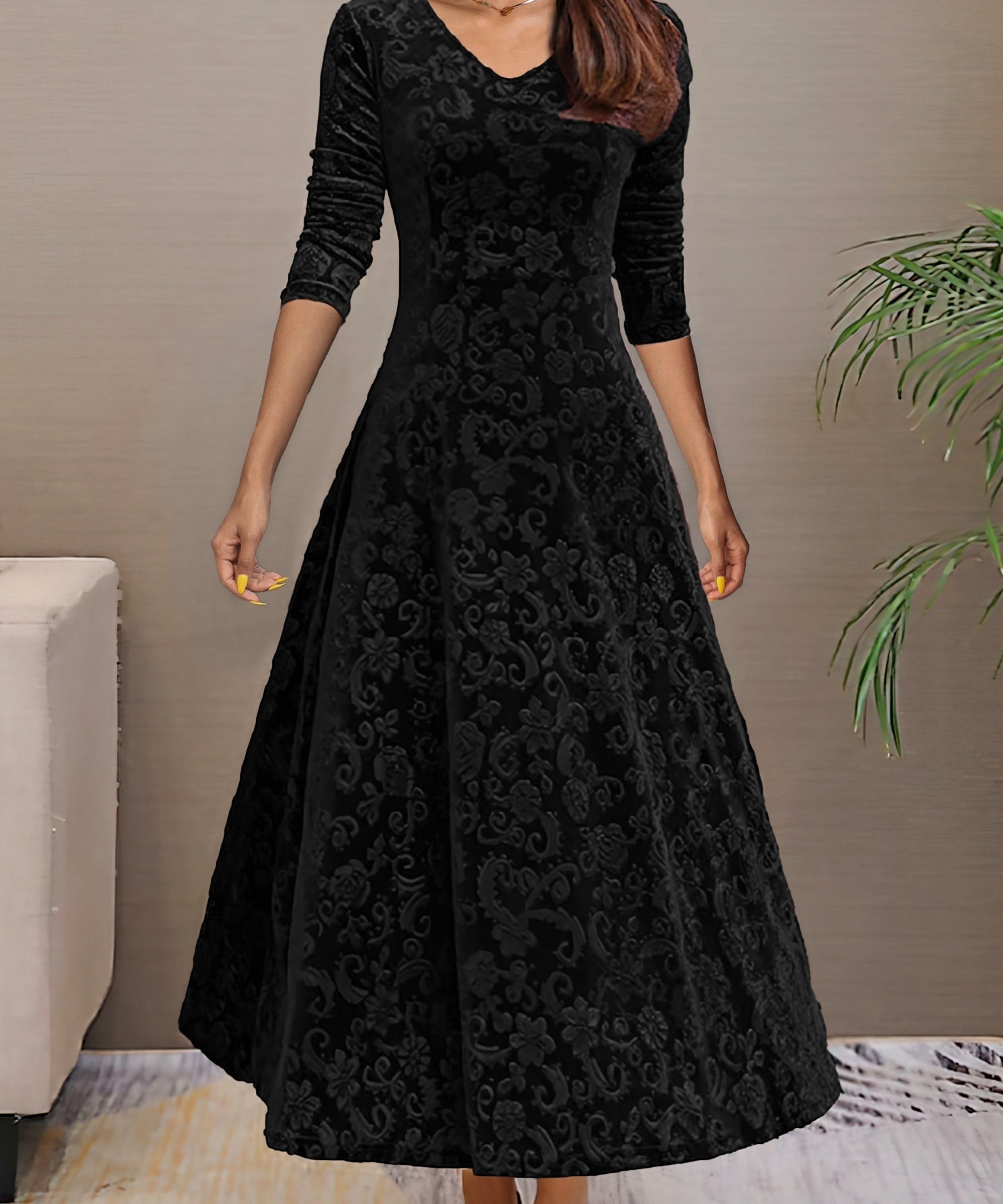 Denise | Samet Elegants Kleit