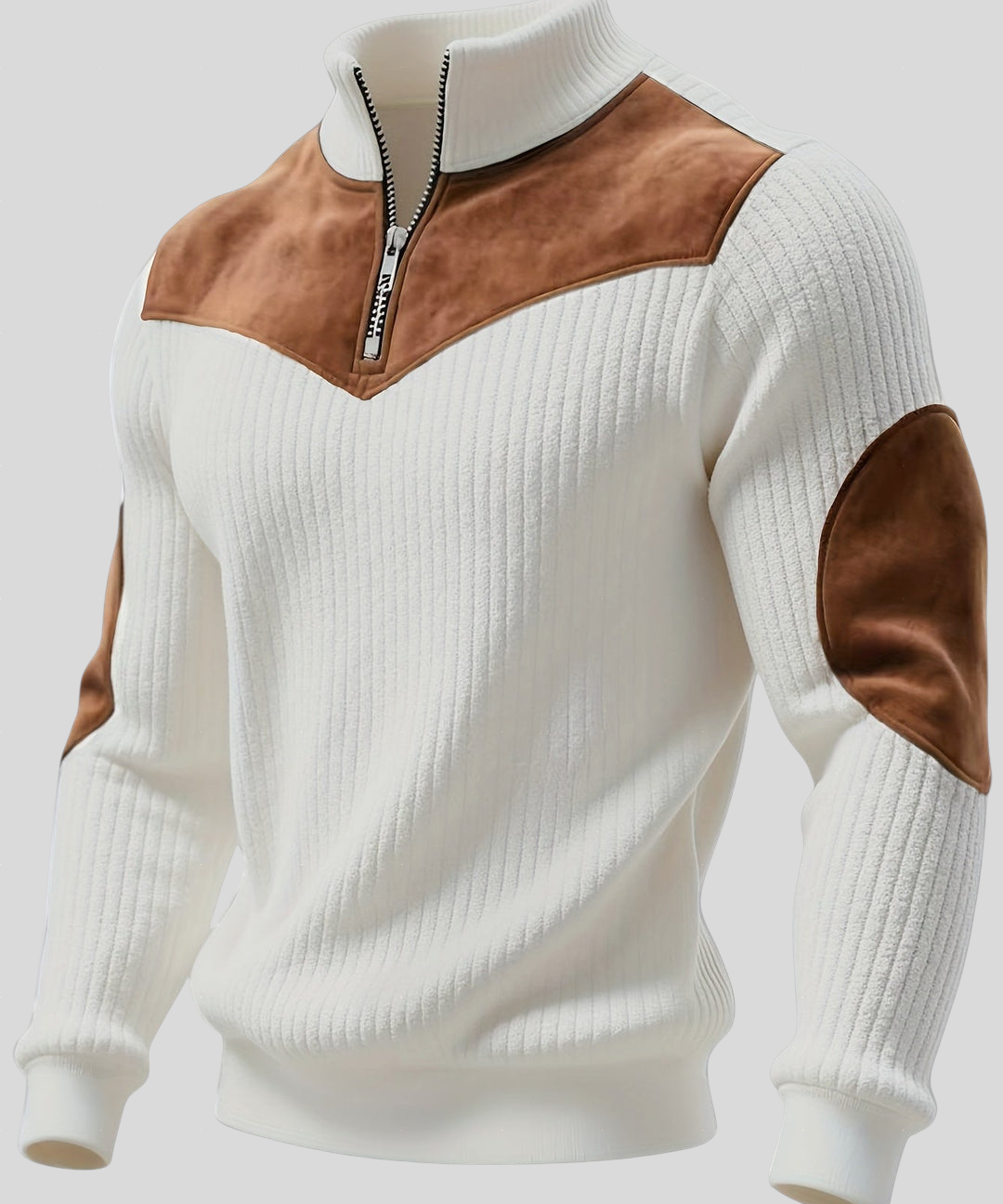 Kortez – Lõdvestav Kootud Pullover Pooltõmbega