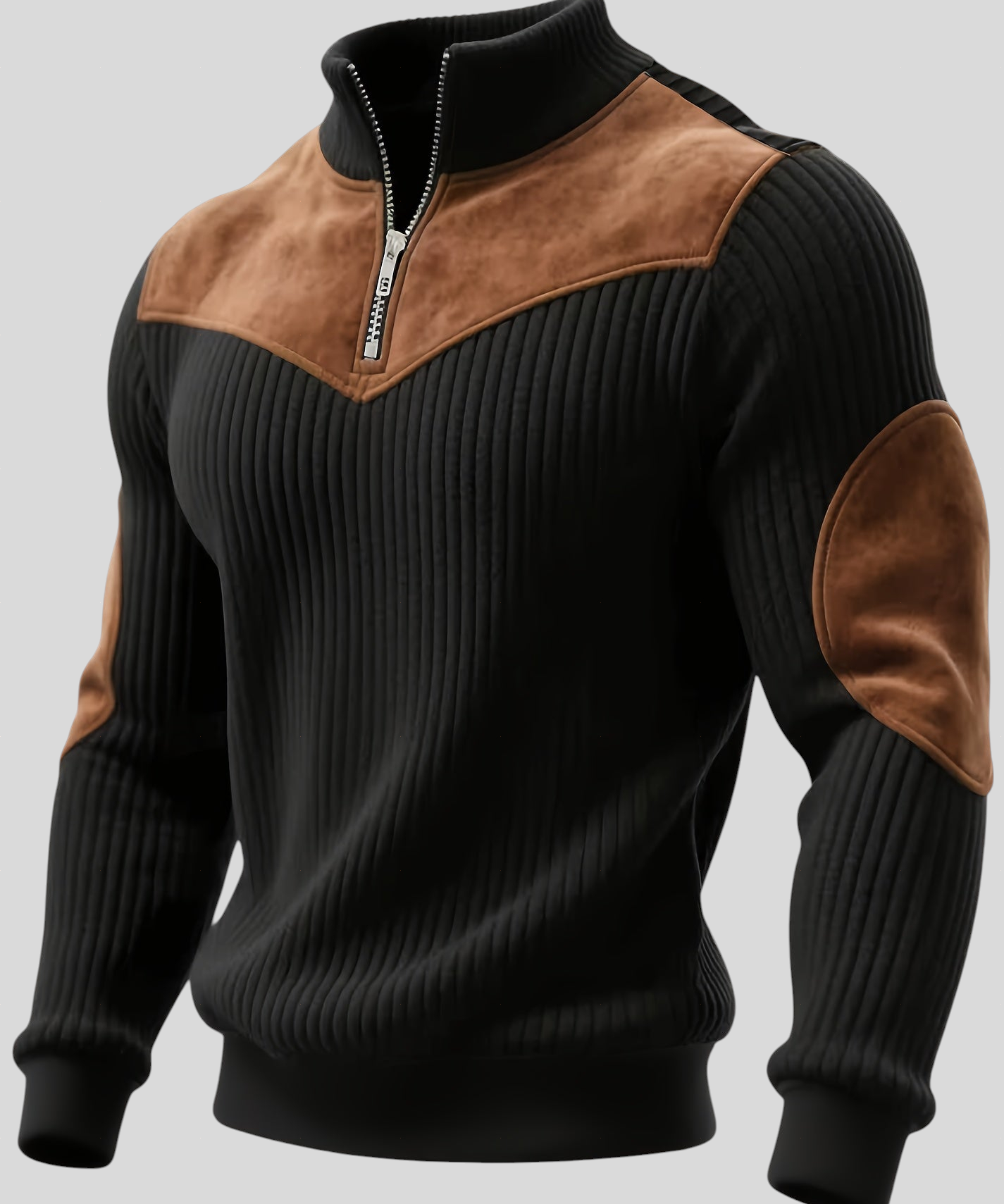 Kortez – Lõdvestav Kootud Pullover Pooltõmbega