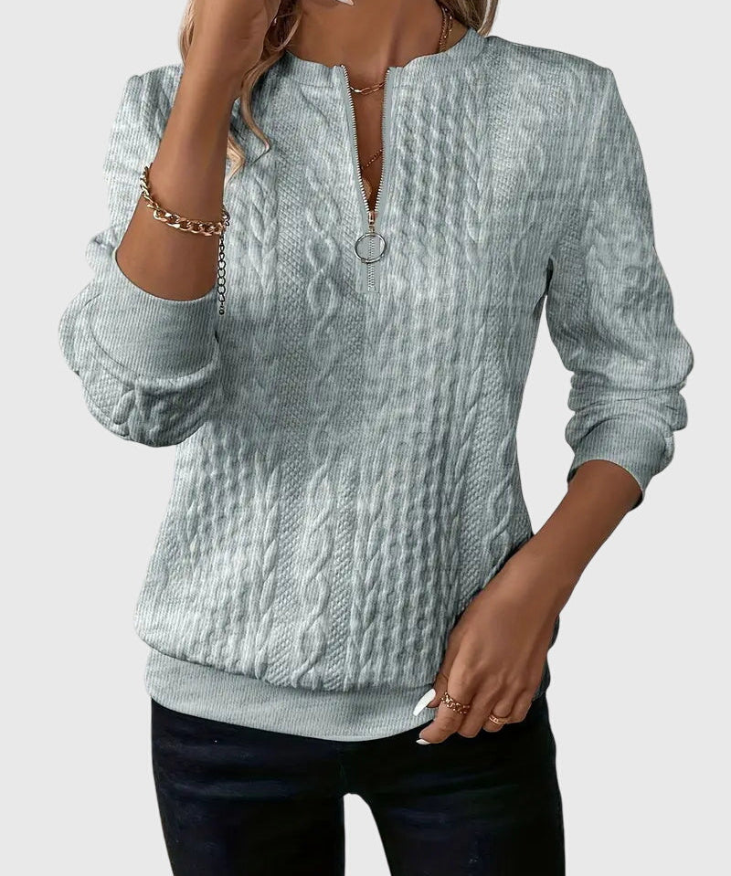 Nora™ | Zipperiga pullover
