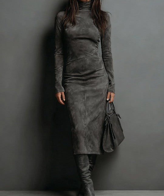 Emma | Pikakäistega Midi-Kleit 