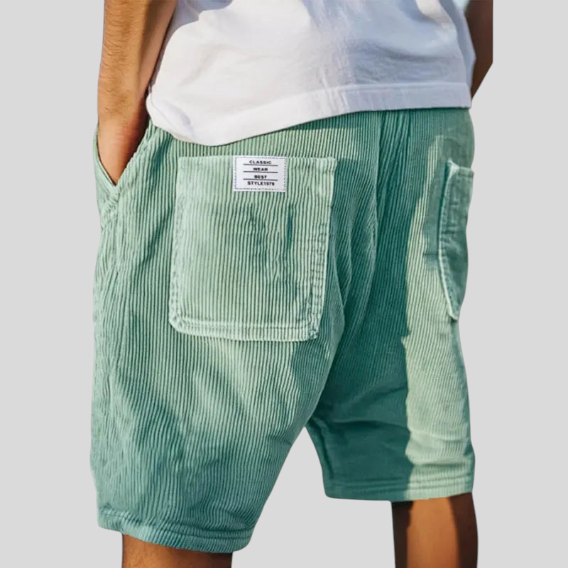 Lenoir - Elegantne sametist lühikesed püksid