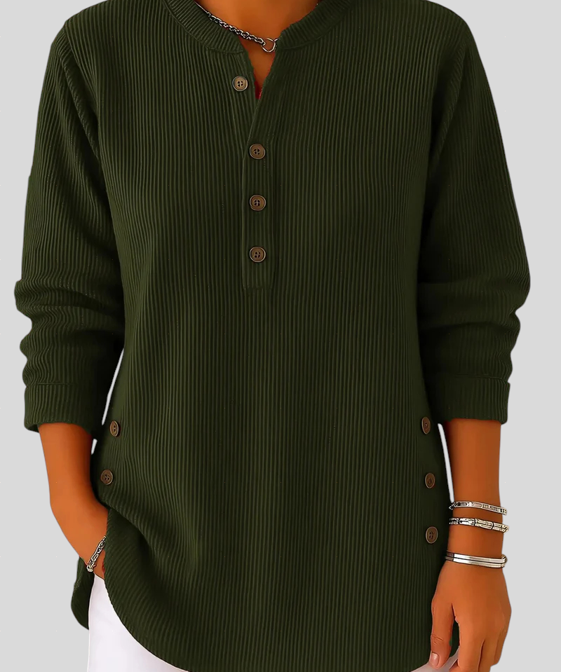 Élis – Kootud Särk Pikkade Varrukatega