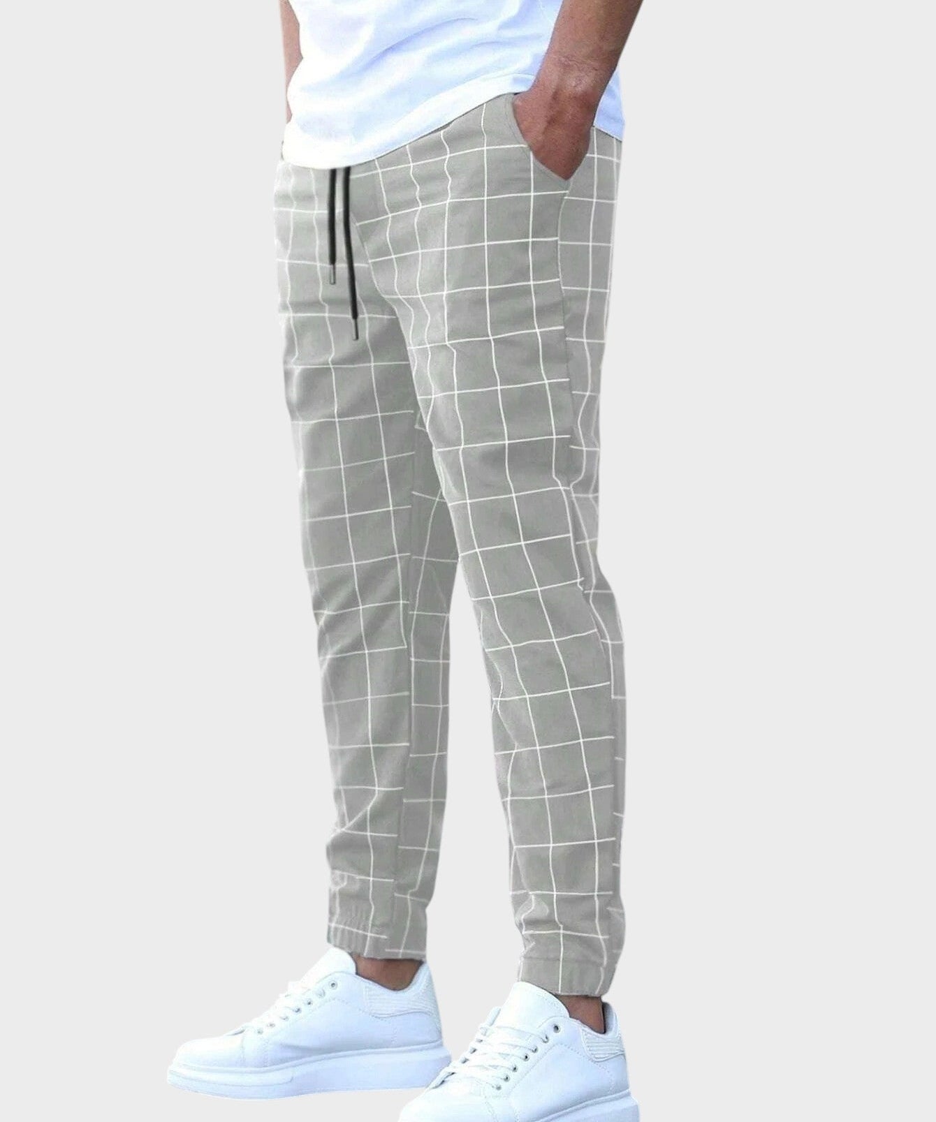 Mikkel - Stiliseeritud triibulised dressipüksid